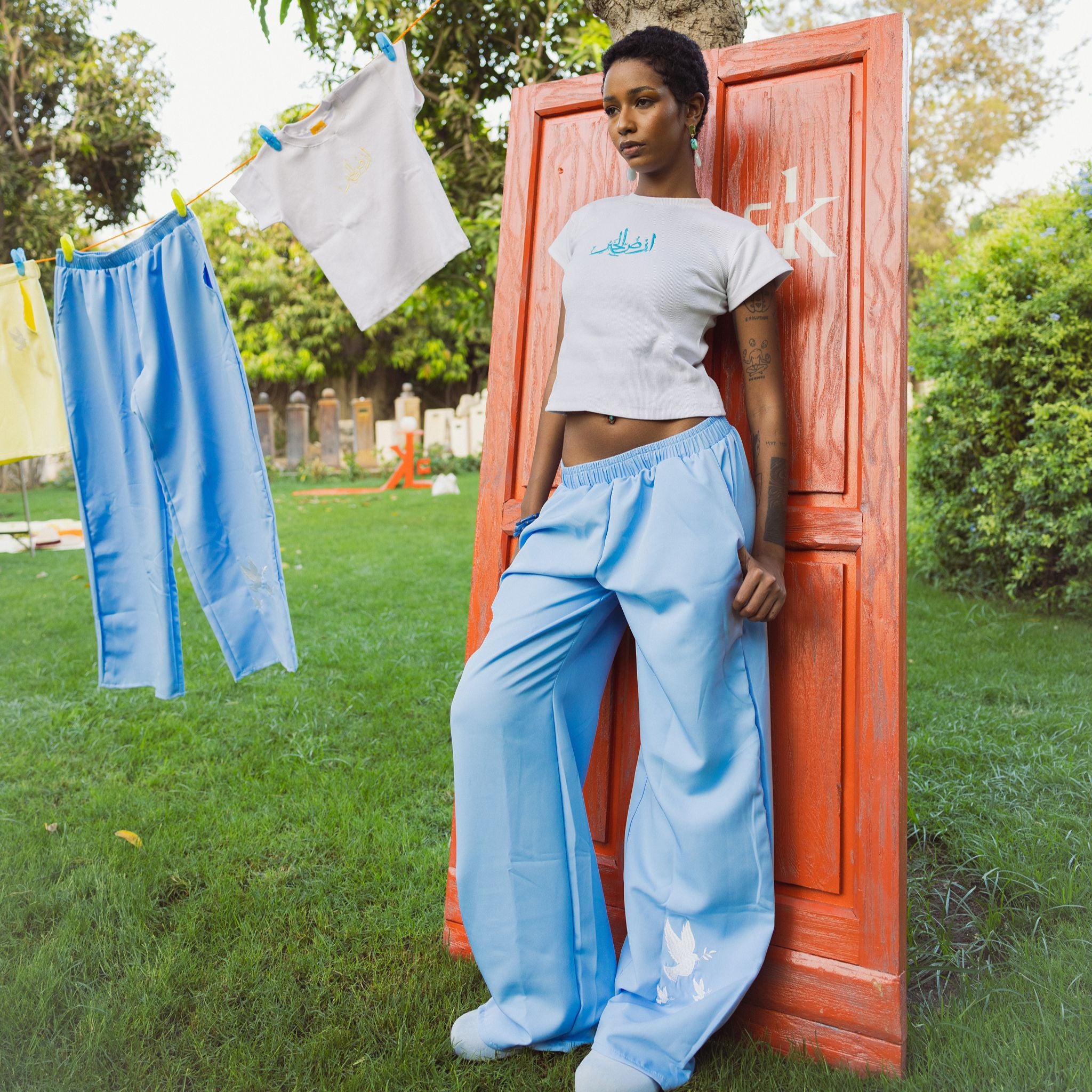 Unisex Blue Pants
