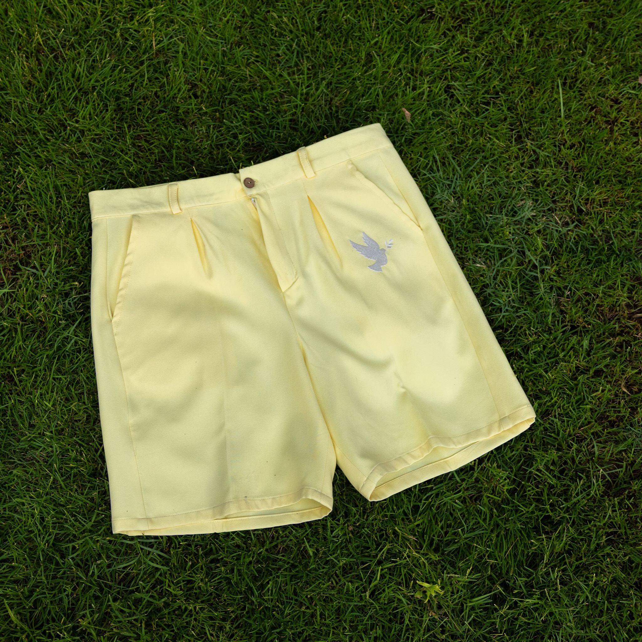 Unisex Butter-Yellow Shorts